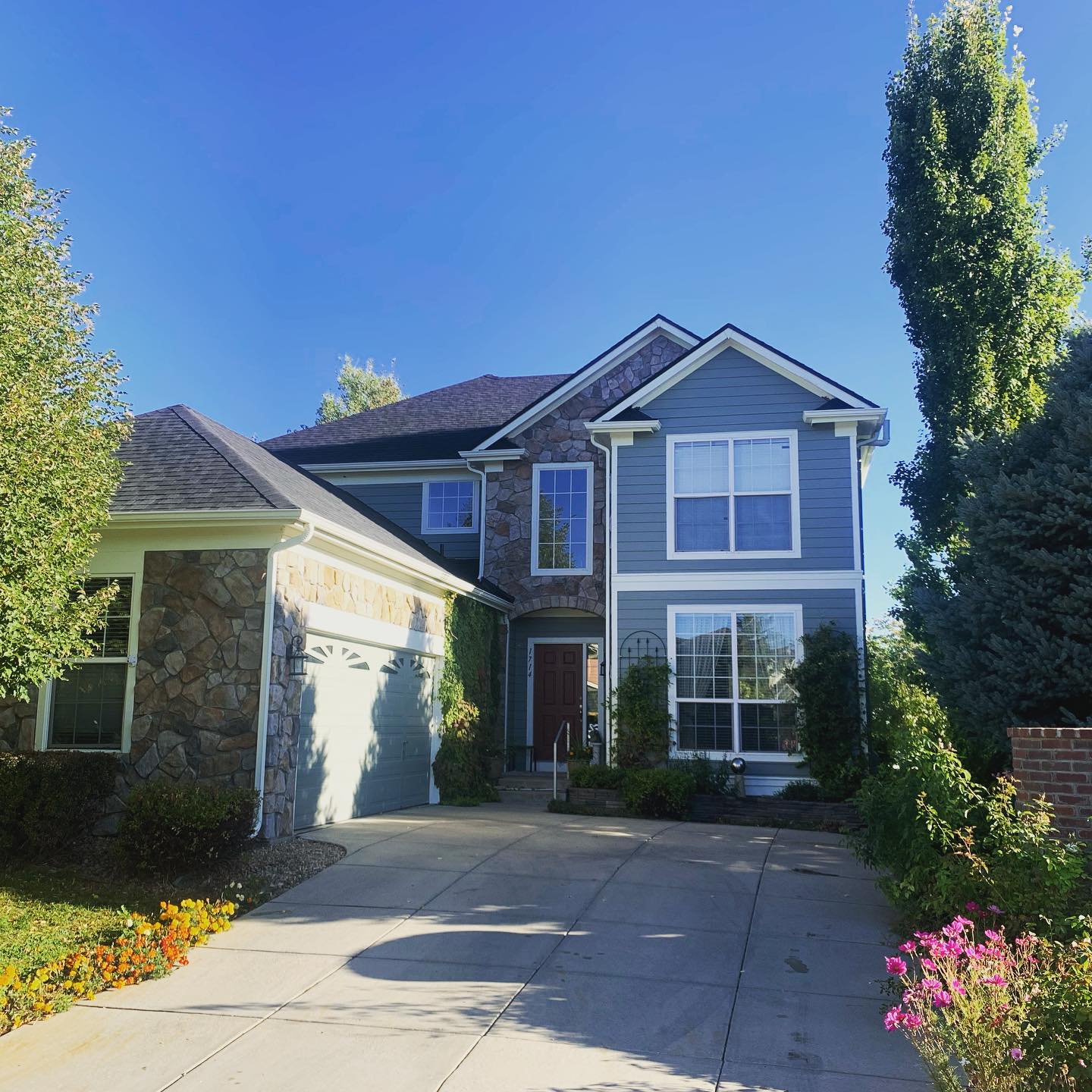Blue house